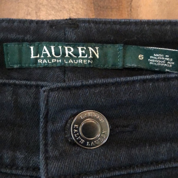 Lauren Ralph Lauren Black Washed Jeans Sz 6 - Picture 5 of 9